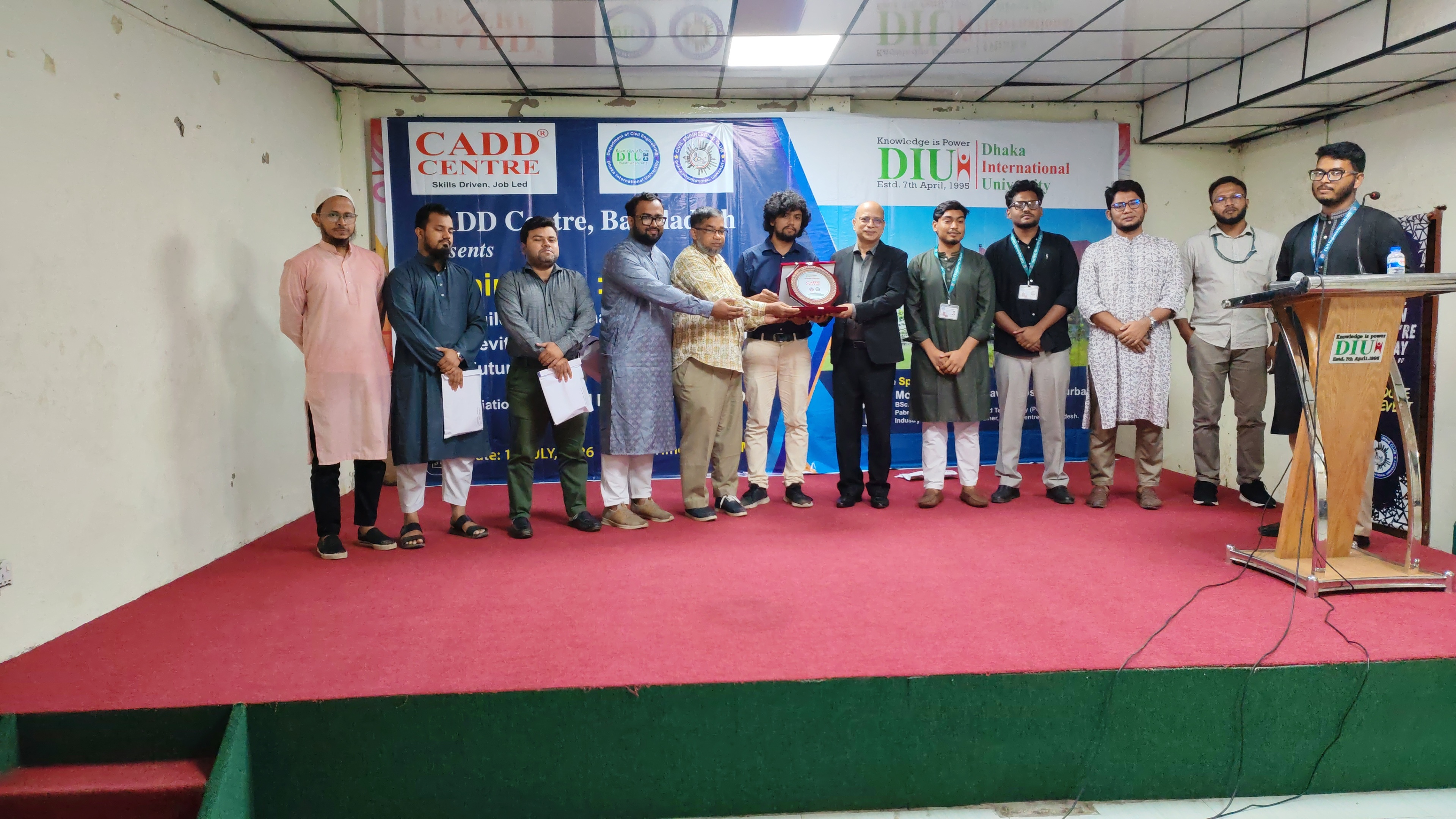 Building Information Modeling (BIM) and Revit Architecture: Essential Skills for Future Civil Engineers Seminar at Dhaka International University